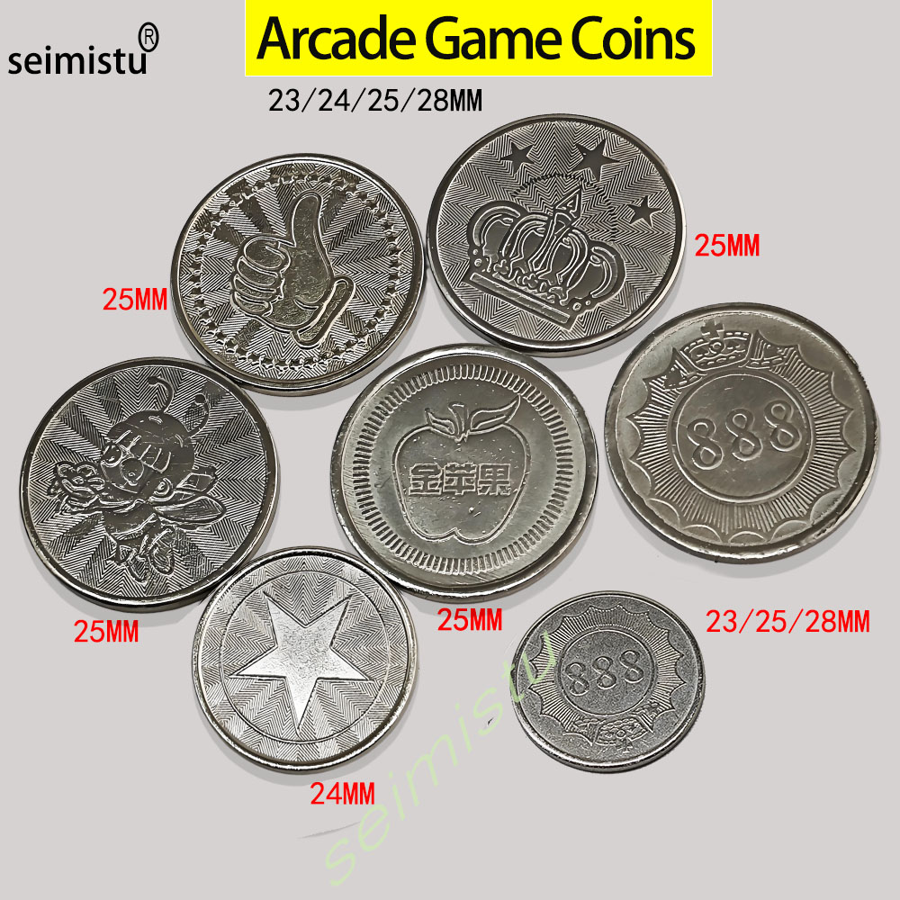 Arcade Toy Vending Machine - 100개입, 스테인리스 스틸 재질, 23/24/25mm 크기의